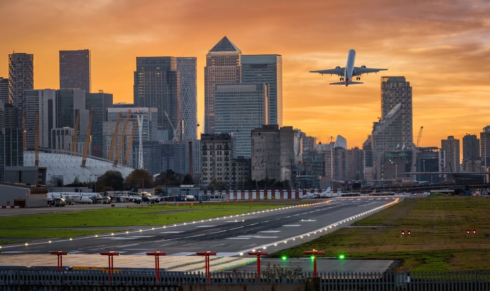 Avion sur Londres