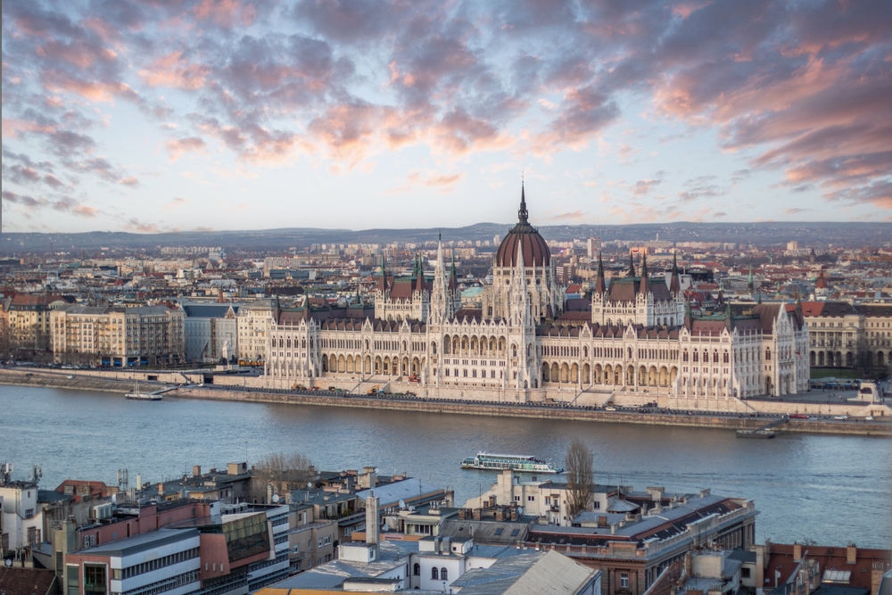 Budapest city view