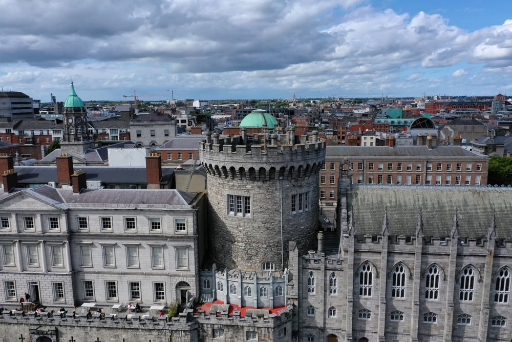 Vue de la ville de Dublin