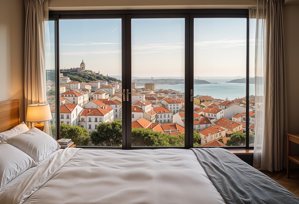 vue de lisbonne depuis un hôtel