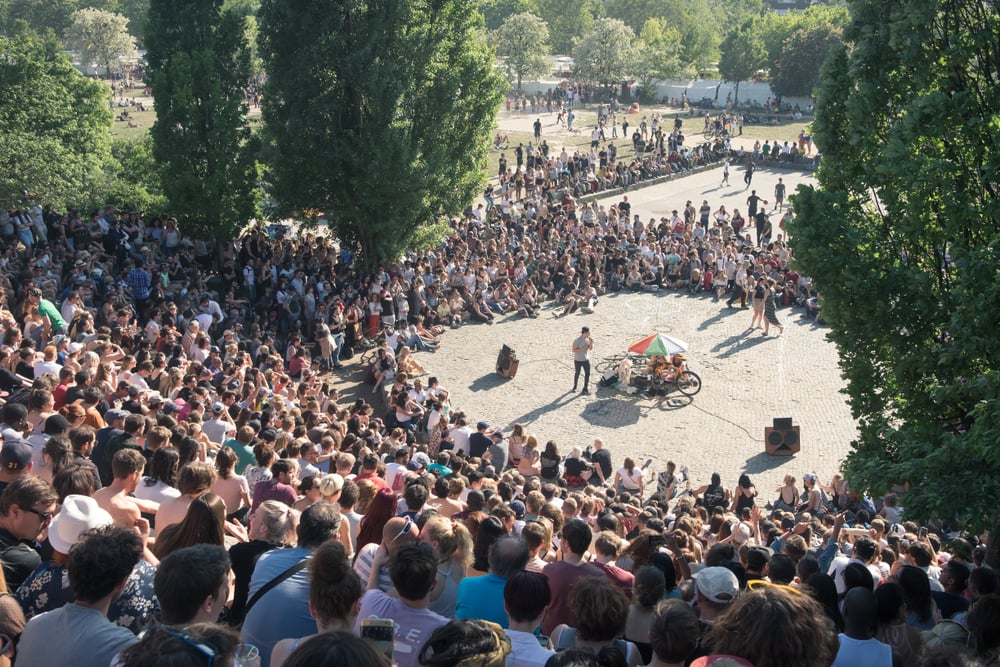 Mauerpark à Prenzlauerberg