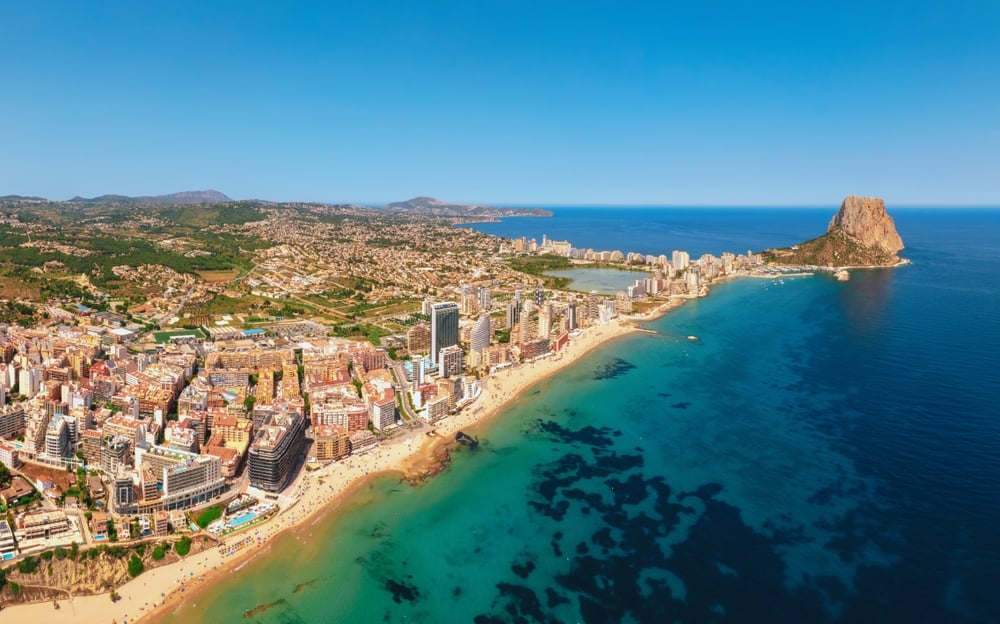 Plage de Calp à Alicante