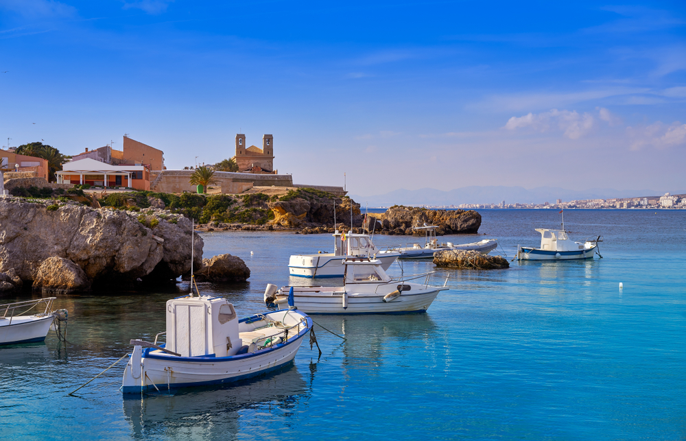 Plage de Nova Tabarca à Alicante