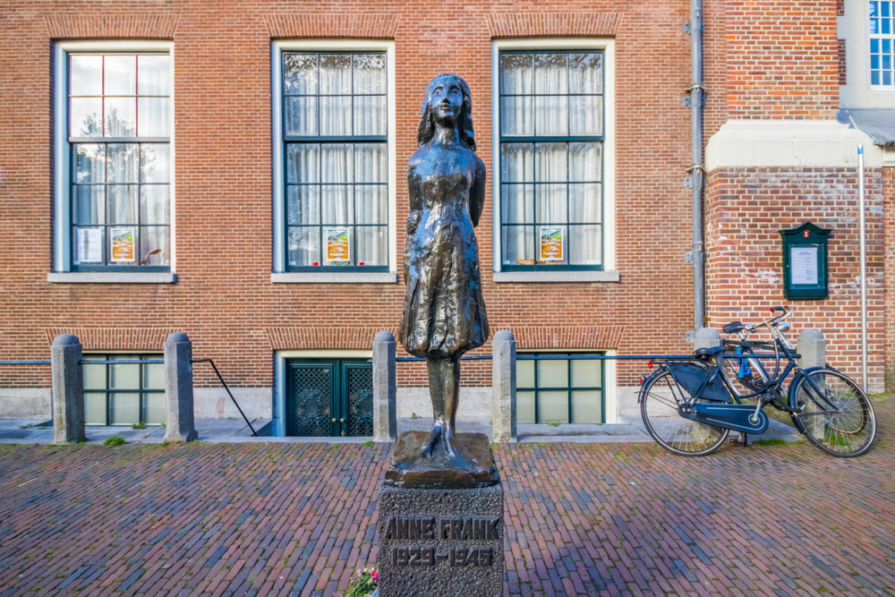 Statue d'Anne Frank