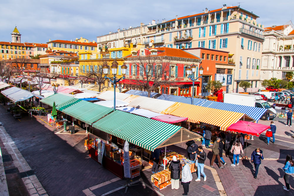 Marché au coeur du Vieux-Nice