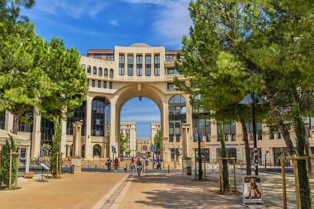 La Place de Thessalie à Montpellier