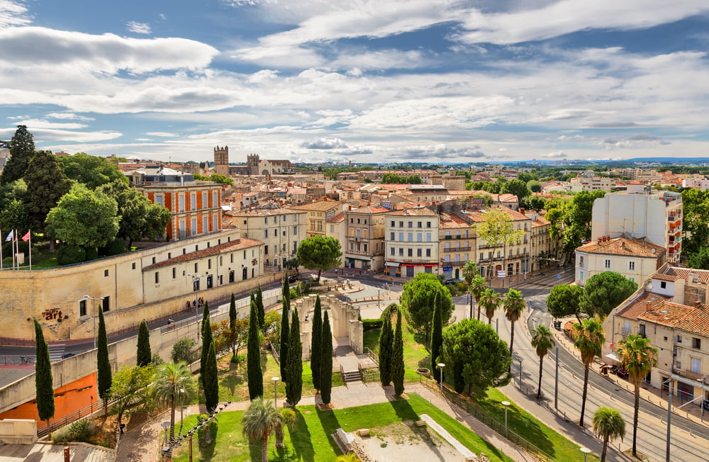 Vue de Montpellier