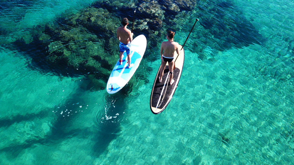 Paddle surf à la Côte d'Azur